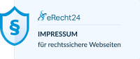 Impressum-Siegel für rechtssichere Webseiten von eRecht24
